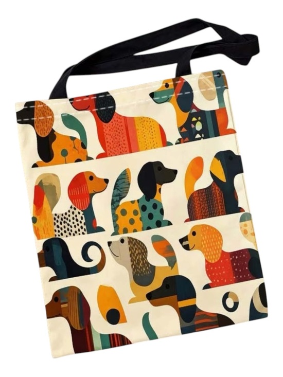 unbranded Handbags - Dog Pattern Tote Bag NWOT